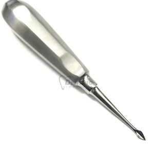 DENTRIC CE certificado Clase I conjunto de instrumentos de cirugía oral Dental profesional Manual de acero inoxidable elevador de raíz mango liso - Product Image 6