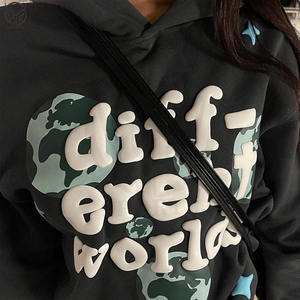 Sweat à capuche 100% en coton polaire de haute qualité Logo personnalisé saison d'hiver col à capuche pour hommes poids lourd - Product Image 2