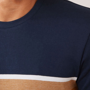 High Quality 100% Cotton <b>Canvas</b> Solid Men's Custom Logo Breathable Short Sleeve Regular Fit Summer T-Shirt 300 Grams Blank - Product Image 3