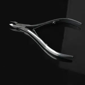 Pinzas calientes para cutículas de mandíbula completa Manual de alta calidad profesional, pinzas para esquinas de uñas de acero inoxidable, tecnología de forja en caliente ANAAIF - Product Image 3