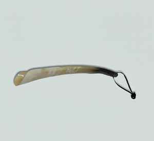 Chausse-pieds en corne de buffle fait main, écologique, avec long manche, gravé personnalisé, cadeau de Noël pour homme - Product Image 4