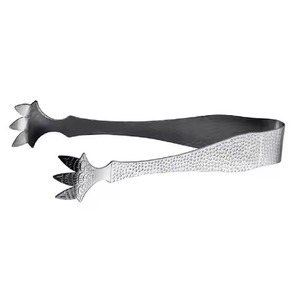 Kitchen Bar Accessories <b>Stainless</b> <b>Steel</b> Metal Serving Small Silver <b>Ice</b> <b>Cube</b> Tongs Serving Utensils for Parties - Product Image 3