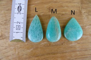 100% Natural Amazonite Tear Drop Shape Genuine Gemstone for Jewelry Making 8mm AAA Amazonite Loose Gemstone Carving Briolette - Product Image 6