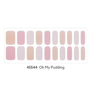 Tiras de uñas de gel ShineB #45544 Oh My Pudding Envolturas de uñas más vendidas y pegatinas de uñas fáciles de Glam Salón de alta calidad hecho en Corea - Product Image 2