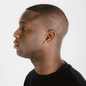 Luxury Gold <b>Cross</b> Stud <b>Earrings</b> for <b>Men</b> and Women Iced Out Round Cut Diamond Style Hip Hop Fashion Jewelry - Product Image 2