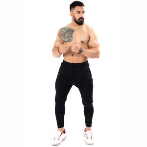 Premium Men's Gym Trousers 100% Cotton Fitness Sweatpants Breathable Activewear Casual Workout Pants for Gym Sports Wholesale - Product Image 4