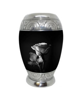 Urnes de crémation en métal Noohn Mosaïques en pierre Conception en bois de brique avec sac de velours gratuit Utilisation commémorative pour adultes Cendres humaines L MAX B EXPORTS - Product Image 2