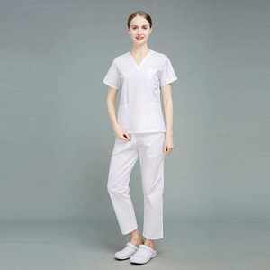 Uniformes Unisex para Hospital, tela de punto cómoda, ropa de enfermería y uniformes de limpieza para hombres y mujeres, estilo médico - Product Image 3