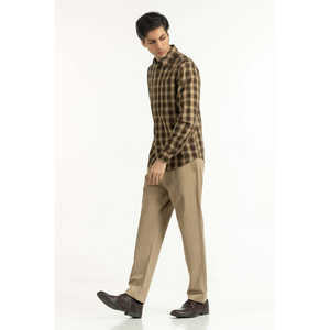 เสื้อเชิ้ตผู้ชายลำลอง ผ้าฝ้าย 100% ผ้าแฟลนเนล กระดุมสองแถว ผลิตตามแบบ ODM ทรงปกติ ลายสก็อต รุ่น MN-CS-WS25-296 - Product Image 6