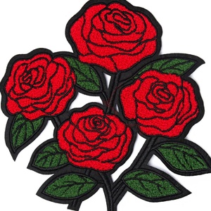 Best Custom Clothing <b>Accessories</b> New Design Embroidery Chenille Patches Hot Selling Chenille Embroidery Patches Twill Fabric OEM - Product Image 3