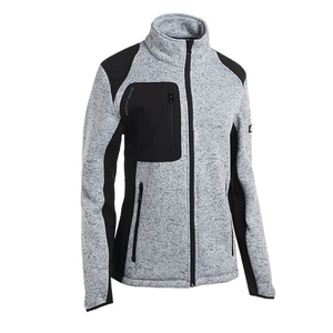 Chaqueta polar micro de invierno de manga larga para hombre al por mayor ecológica con logotipo personalizado de fábrica - Product Image 5