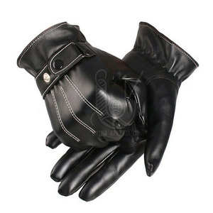 Guantes de Pantalla Táctil de Cuero Genuino Más Vendidos para Deportes al Aire Libre, Estilo Sencillo, Uso en las Cuatro Estaciones, Unisex, Venta al por Mayor - Product Image 1