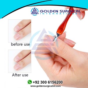 Empujador de cutículas personalizado, tenedor para decoración de uñas, herramienta de manicura para recortar piel muerta, tenedor, pinza, empujador, recortador, removedor de cutículas - Product Image 6