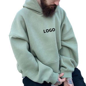 Sweat à capuche pour homme, pull décontracté, mode d'hiver, 100% coton polaire, 300g, séchage rapide, respirant, écologique, chaud, streetwear élégant - Product Image 1