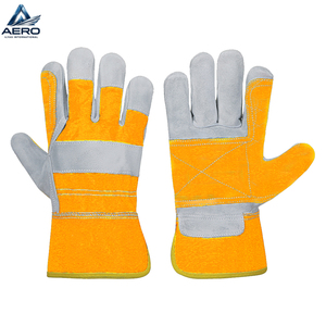 Gants de travail durables en cuir de chèvre pleine fleur certifié CE, de haute qualité, personnalisés, souples, en cuir de mouton, pour chauffeurs - Product Image 1