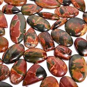 Hermosa Natural Cherry Creek Jasper Piedra preciosa Cabujón Piedra preciosa Venta al por mayor Lote Mezcla Forma y Piedra preciosa natural para la fabricación de joyas - Product Image 4