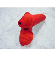 Bottes de protection pour chevaux de qualité supérieure en tissu polyester rouge imperméable et respirant, durables et confortables, assorties pour chevaux