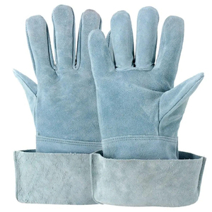 Gants de soudage en cuir Arrivée Résistance à la chaleur Gants de sécurité raisonnables Résistance à la chaleur Protection des mains personnalisée Gants de soudage - Product Image 1