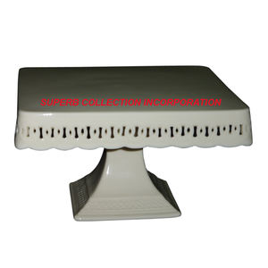 Nueva tendencia Diseño moderno Soporte de pastel de metal blanco Venta caliente y alta calidad - Product Image 3