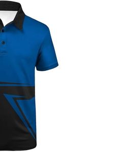 Camiseta Polo Personalizada para Hombre, Azul Rey y Negro, Manga Corta, Poliéster y Algodón, Estilo Casual, Deportivo, para Golf, OEM - Product Image 3