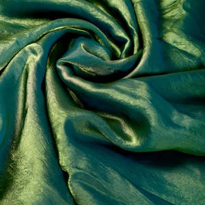 Tissu satiné 100% nylon, finition métallisée, doux, brillant, poids moyen, uni, teint, tissé pour robes et vêtements pour femmes et filles - Product Image 1