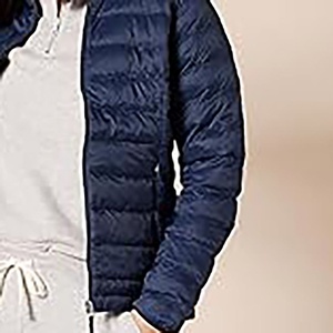 Veste d'hiver pour femme avec manches longues fermeture éclair solide et poche imperméable chaud et brillant bulle mode manteau bouffant - Product Image 5