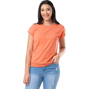 <b>Women</b>’s Everyday Wear T-Shirt Soft Touch Cotton Crewneck Tee Private Label Ready - Product Image 1