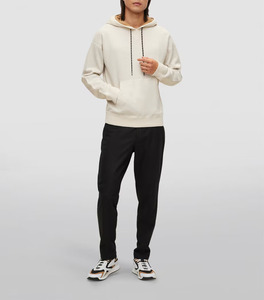 Pull à capuche léger pour hommes, nouveau design 100% coton, vêtements d'hiver décontractés et solides, vente en gros - Product Image 2