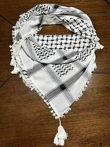 Vente en gros de foulards palestiniens multicolores arabe Kuffiyeh Ghatra en coton de style carré pour hommes musulmans adultes - Product Image 4
