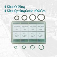 Nouveau kit d'assortiment de joints toriques en caoutchouc et ressorts de serrage Gamela pour la réparation de la climatisation des moteurs de voitures Explorer ST-Line 2020- PHEV avec support
