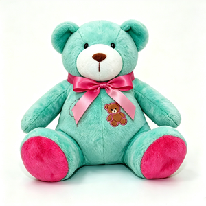 Conejo de peluche personalizado con lazo rosa y oso bordado de 51cm-99cm para edades de 3 años en adelante - Product Image 6
