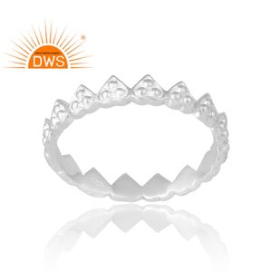 Nuevas llegadas, anillo de plata de ley con diseño elegante, joyería personalizada para mujer, regalo para ella. - Product Image 1