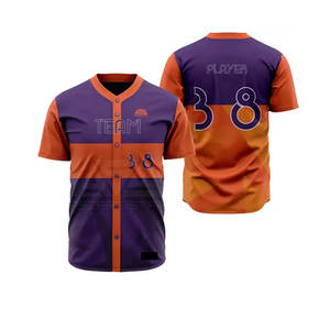 2025 ensemble d'uniformes de baseball personnalisés pour hommes respirant meilleure qualité vêtements de sport bas prix de gros - Product Image 6