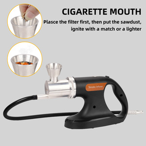 Pistolet fumoir <span class=keywords><strong>électrique</strong></span> 2-en-1 réglable pour aliments, alimenté par USB, 3L/min, un bouton, 3 vitesses, classe d'efficacité énergétique - Product Image 6