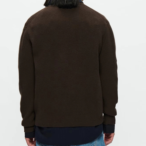 เสื้อสเวตเตอร์ถักทรงกลม แขนจั๊ม ยืดหยุ่น ทันสมัย ใส่สบาย ระบายอากาศได้ดี สำหรับผู้ชาย - Product Image 2