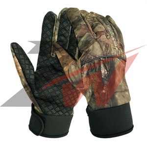 Gants de chasse tactiques légers en camouflage extensible, nouvelle conception personnalisée, gants de chasse en camouflage pour hommes, en polaire thermique, compatibles avec les écrans tactiles, OEM - Product Image 6