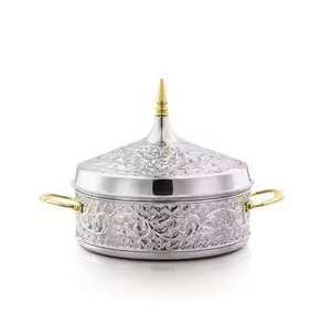 Increíble cazuela de Metal con calentador de alimentos recubierto de polvo Diseño de tendencia Calentador de alimentos Regalos de inauguración de la casa - Product Image 2