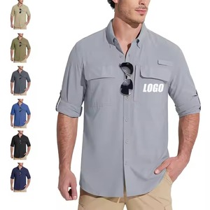 Camisa de construcción de seguridad personalizada Camiseta de manga larga de alta visibilidad Camisetas de polo de trabajo reflectantes para hombres Ropa de alta visibilidad - Product Image 2