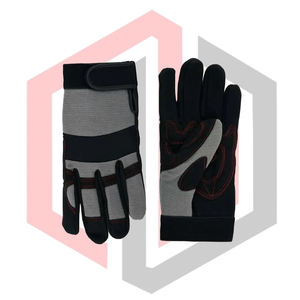 Hand Protective Mechanic <b>Gloves</b> Mechanic Work Wear Reinforced Palm Customized Anti-Vibration Anti-Slip Silicone-Free <b>Gloves</b> - Product Image 4