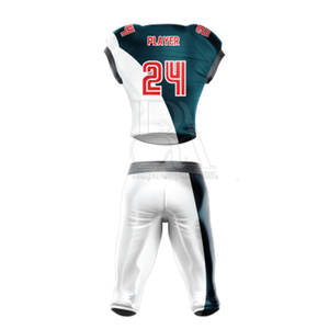 Uniforme personalizable de fútbol americano en diferentes estilos Cómodo secado rápido Mangas cortas Transpirable Característica Color personalizado - Product Image 2