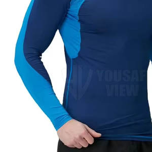 Camiseta de compresión de manga larga Rash Guard para Jiu Jitsu Wrestling Crossfit Training Gear Rash Guard - Product Image 3
