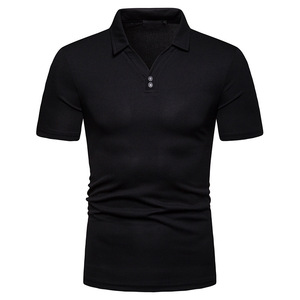 เสื้อโปโลผู้ชายแบบใหม่ปี 2026 ขายส่ง คอวี ทรงหลวม คุณภาพสูง ขนาดสั่งทำได้ แขนสั้น - Product Image 4