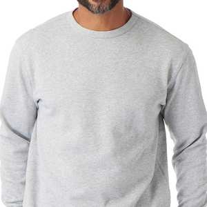 2024 nuevo diseño de calidad Premium para hombres 100% sudaderas con capucha de algodón transpirable térmico cuello redondo ropa de calle personalizada sólida - Product Image 1