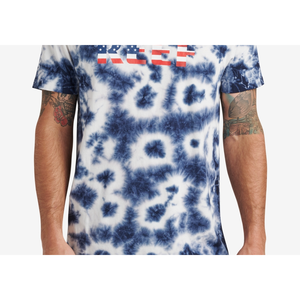 T-Shirt Grafica Tie Dye da Uomo Reef, Taglia XX-Large, Manica Corta, 100% Cotone/Jersey, 300 Grammi, Blu - Product Image 3