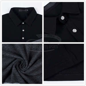 ODM T-shirt décontracté à manches longues pour hommes couleur unie de haute qualité avec motif de logo col en V col ouvert lumière douce pour le printemps automne - Product Image 5