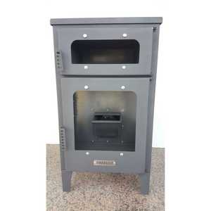 Poêle à granulés moderne d'intérieur DORELLO SOBA MF005, cuisinière à bois pour chauffage et repas, foyer en fonte - Product Image 1