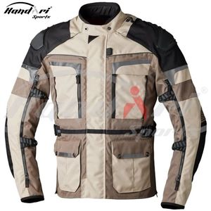Nueva chaqueta textil de moto personalizable para hombre con forro térmico extraíble y capa impermeable para adultos - Product Image 4