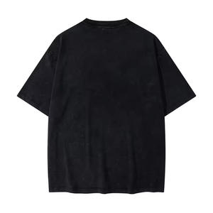 เสื้อกีฬาผ้าฝ้าย100% สำหรับผู้ชายทรงหลวมขนาดใหญ่ออกแบบได้ตามที่ต้องการ - Product Image 2