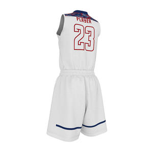 Logo personnalisé de haute qualité City Basketball Jersey Chemises Équipe Basketball Uniformes Impression par sublimation Basketball Plus Size - Product Image 3