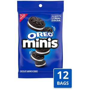 OREO Minis Chocolate Sandwich Cookies, 12-3 oz Bags - Product Image 6